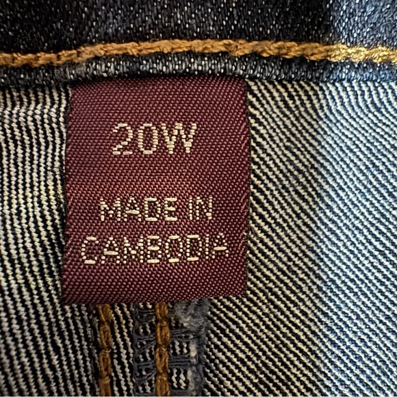 Womens Gloria Vanderbilt Amanda Classic Rise Tapered Leg Stretch 20W Average $52 - Picture 8 of 15